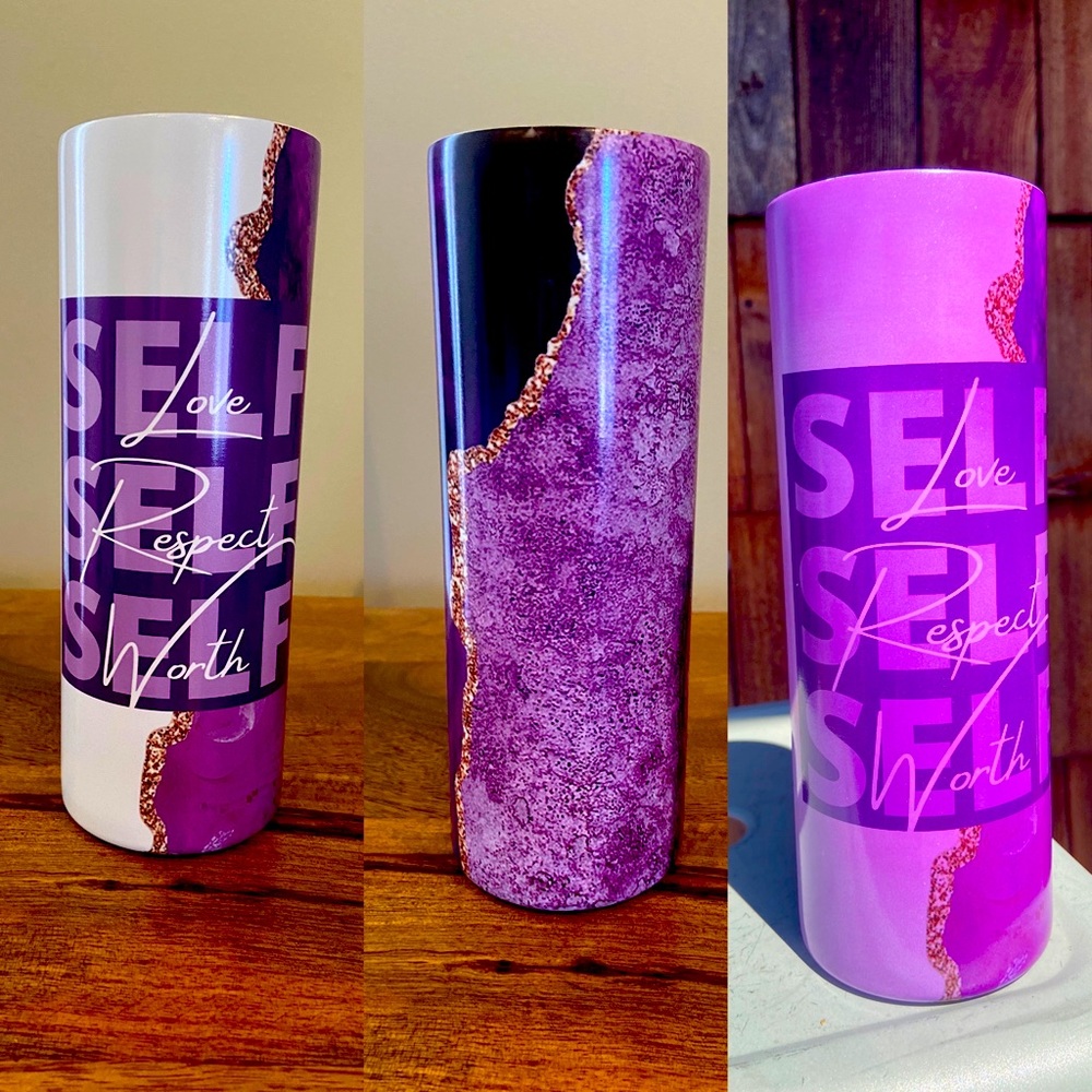 Color changing tumblers